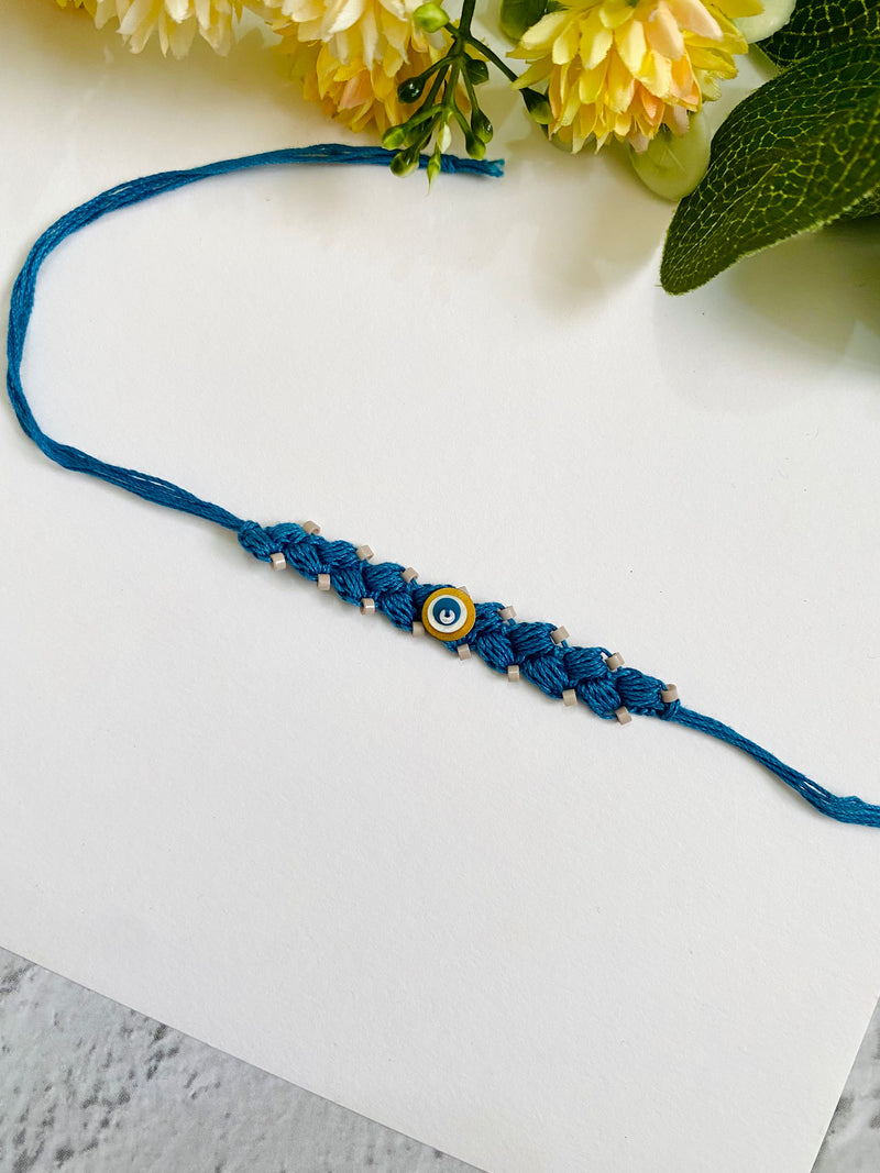 Evil Eye Crochet Band  Bhai Rakhi