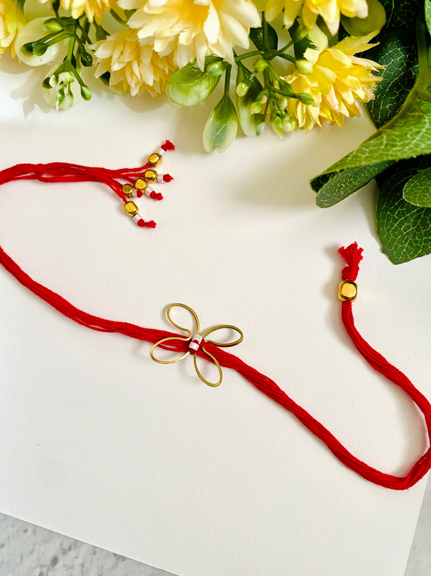 Golden Butterfly Bhabhi Rakhi