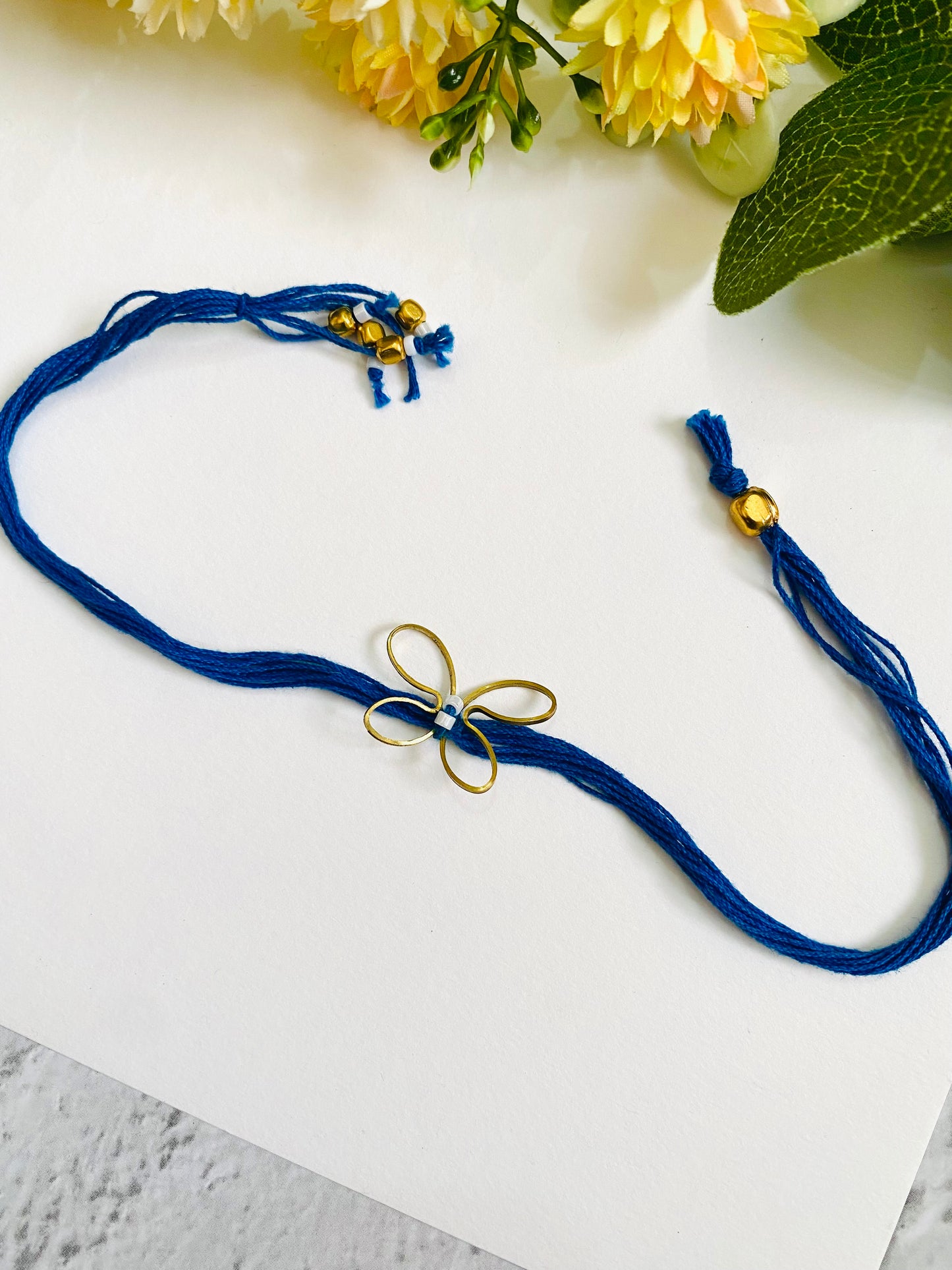 Golden Butterfly Bhabhi Rakhi