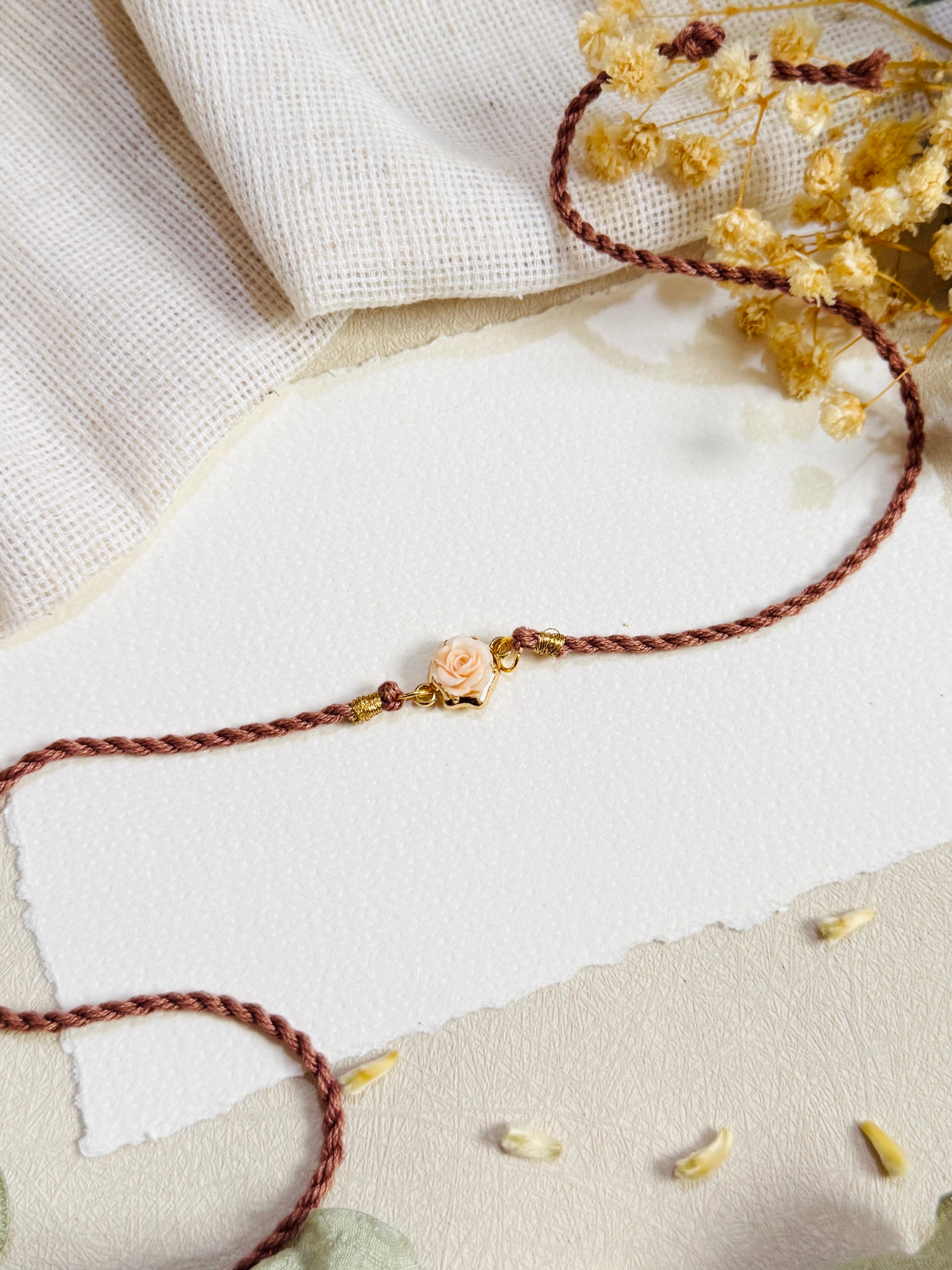 Blush Rose Rakhi