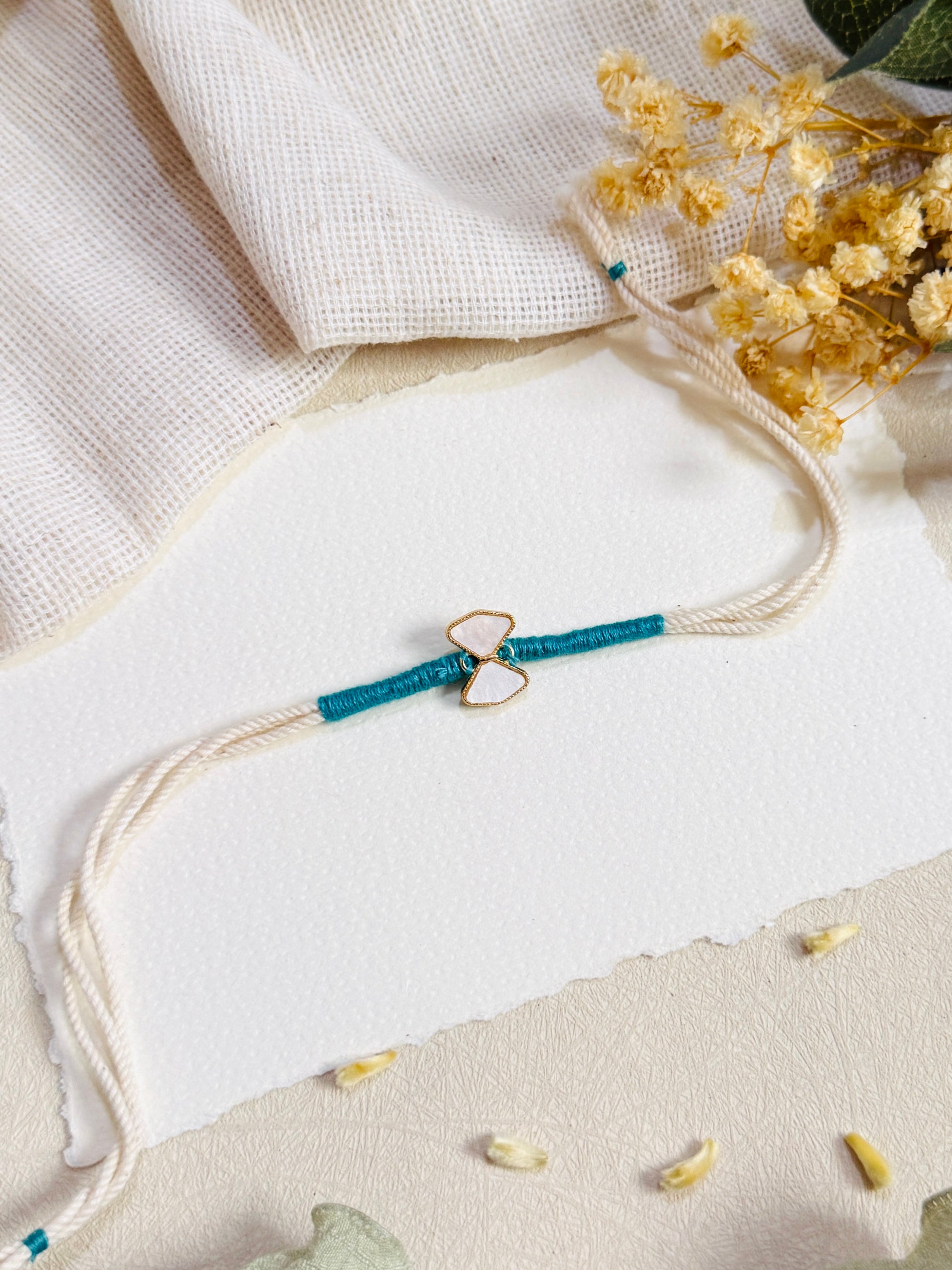 Pearl Bow Rakhi