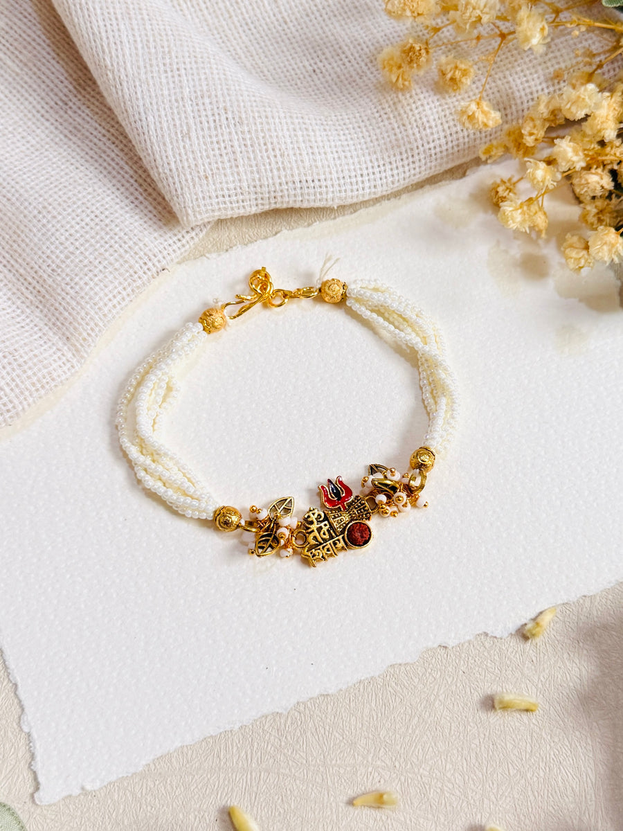 Om Namah Shivay Bracelet Bhabhi Rakhi