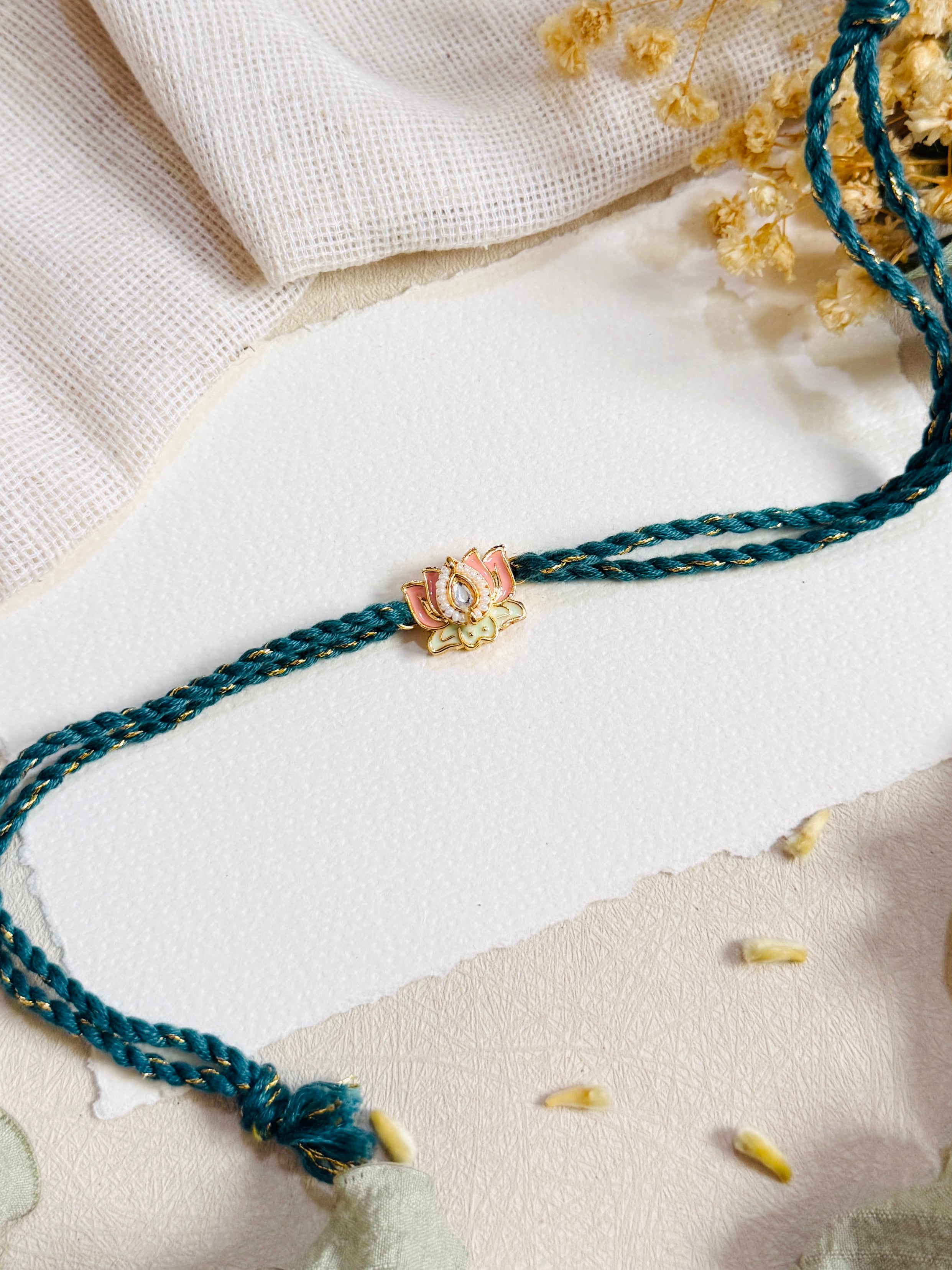 Lotus Bloom Rakhi