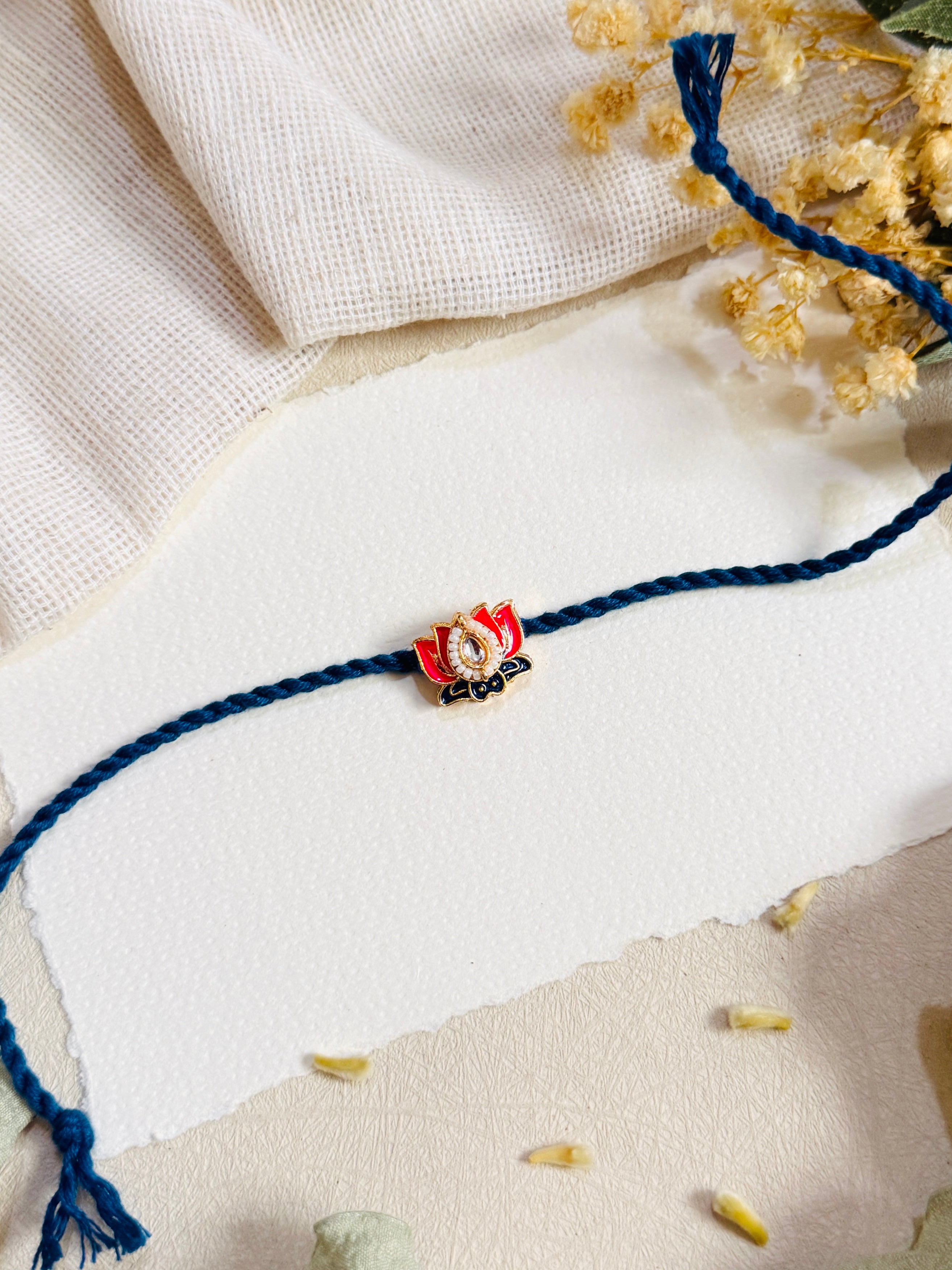Lotus Bloom Rakhi