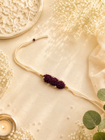 Floral Crochet Elegance Bhai Rakhi