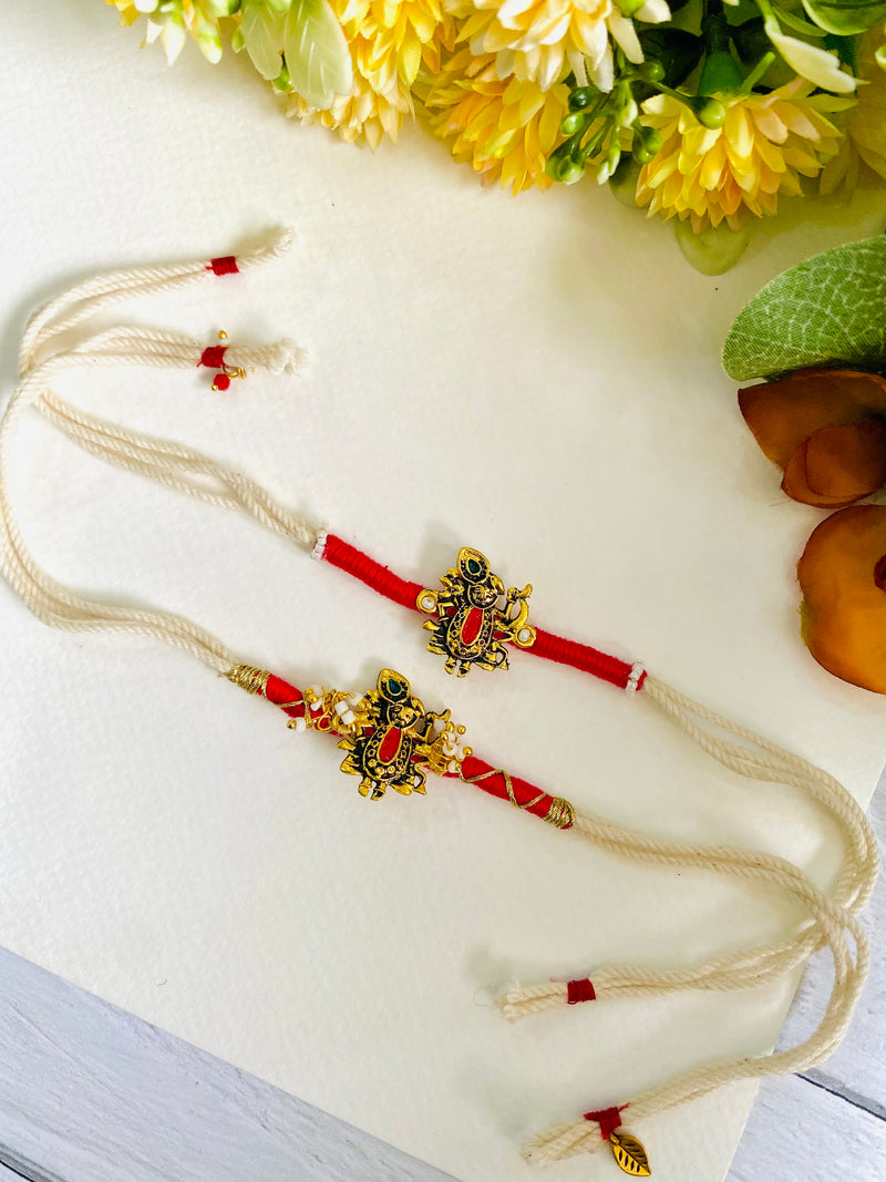 Shrinathji Bhai Bhabhi Rakhi set