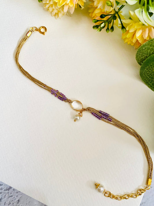 Oval Charm Bracelet Bhabhi Rakhi