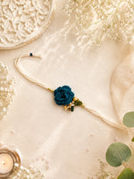 Floral Crochet Elegance Bhabhi Rakhi