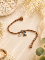 Mystic Butterfly Charm Bhabhi Rakhi
