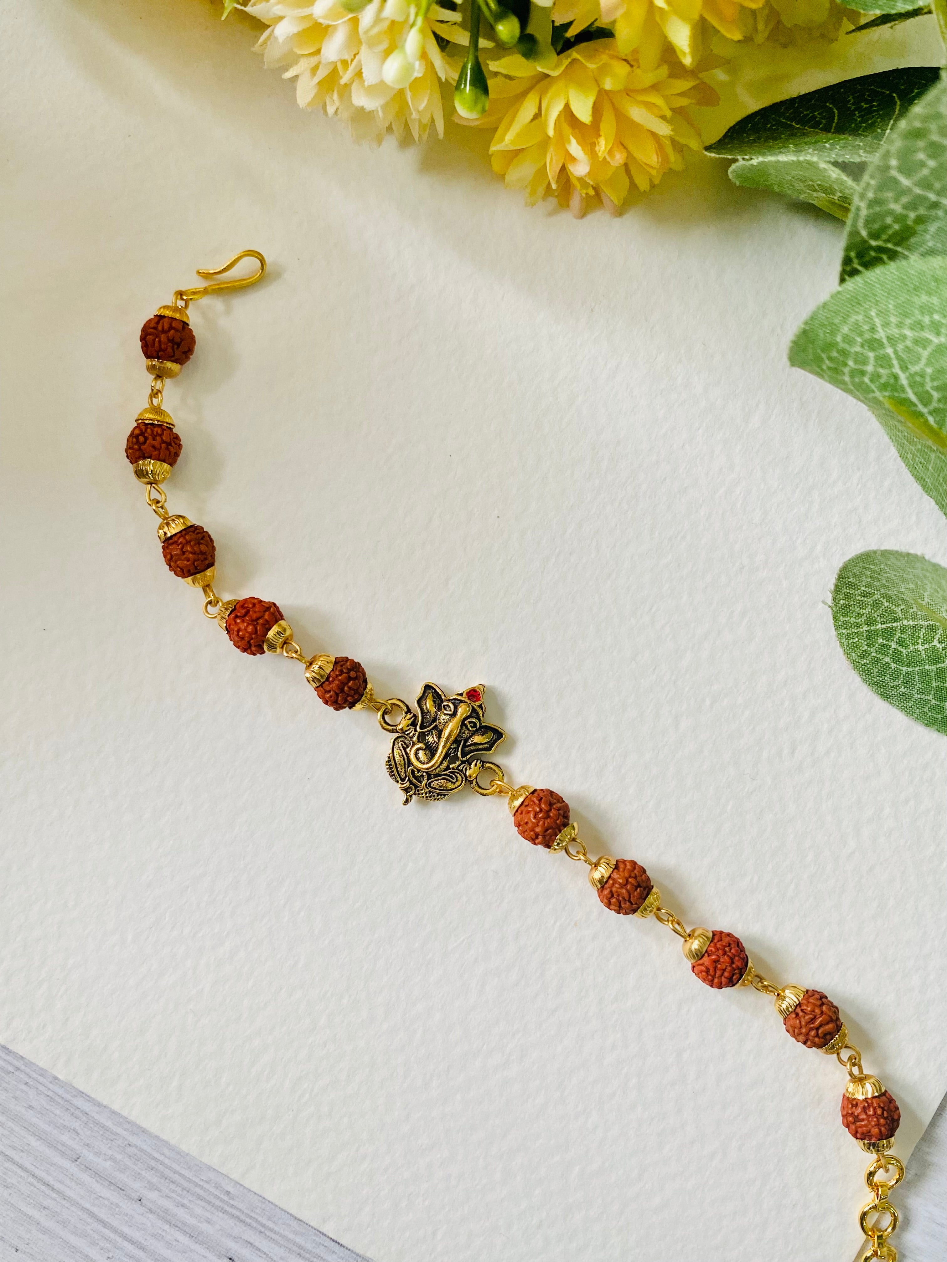 Mens Rudraksha Bracelet