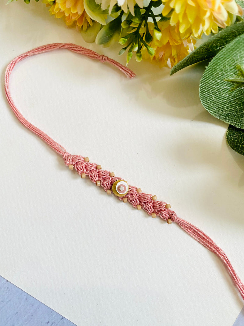 Evil Eye Crochet Band Bhai Rakhi