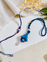 Modern Evil Eye Bhai Bhabhi Rakhi Set