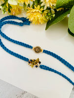 Sun om hand made bhai bhabhi rakhi set