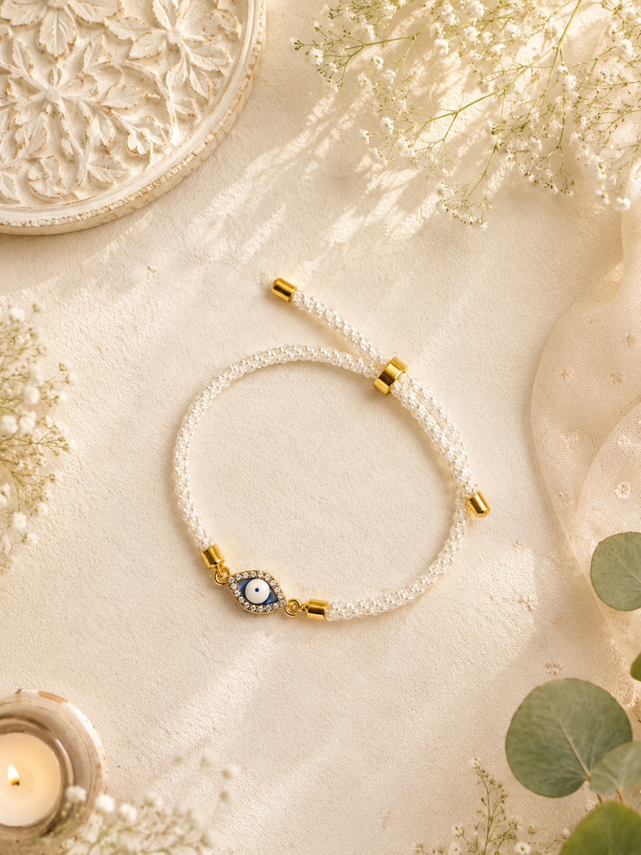 Evil Eye Blessing Bracelet Bhai Rakhi