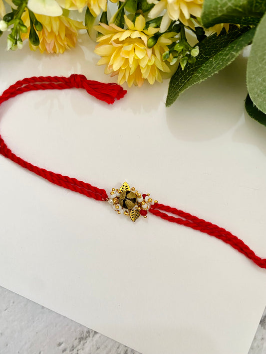 Sun om hand made bhabhi rakhi