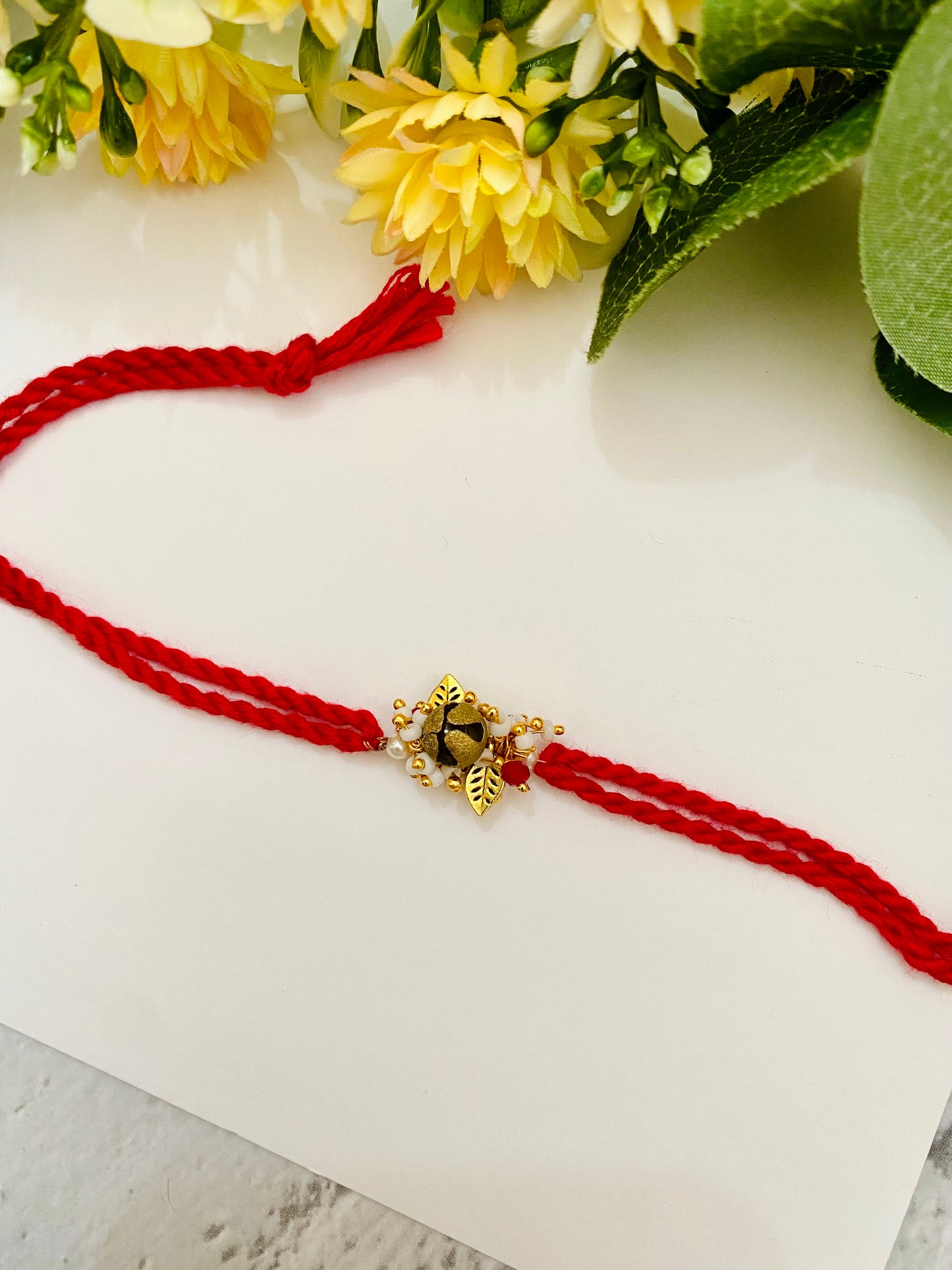 Standing Ganesha handmade bhabhi rakhi