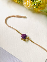 Crochet one Rose Rakhi