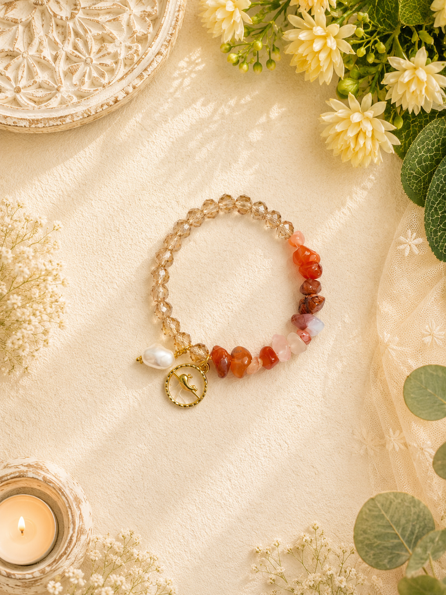 Dolphin And Stone Bracelet Bhabhi Rakhi