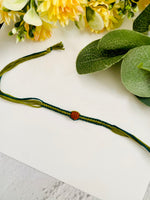 Single rudraksh knotting belt bhai rakhi
