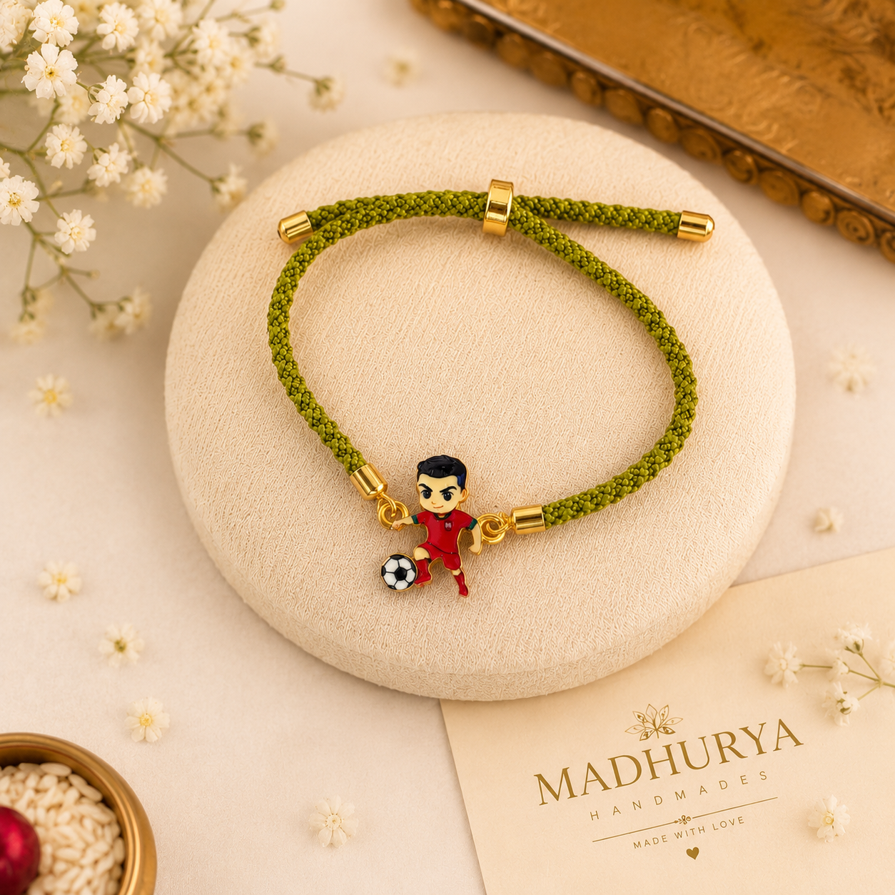 Ronaldo kids Bracelet Rakhi