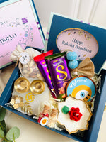 Blessed Bond Luxury Rakhi Hamper Chocloates & Dry Fruits | Raksha Bandhan Gift