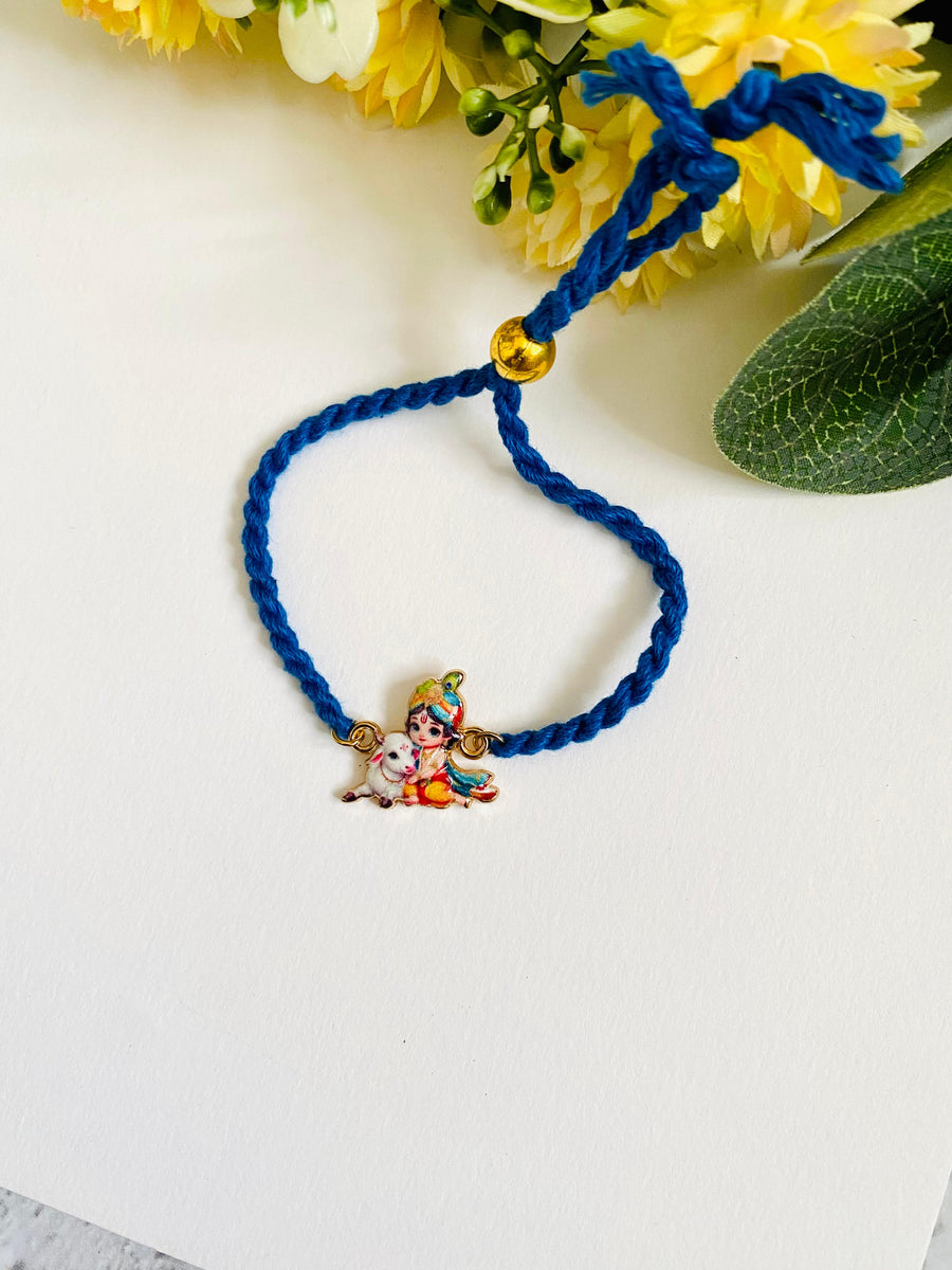 Krishna Cow bracelet kids rakhi